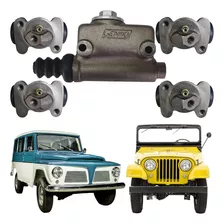 Cilindro De Roda Jipe Willys Jogo 4 Rodas Novos Jeep Cj5