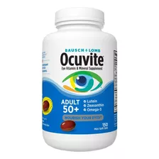 Ocuvite Adult 50+ Plus Bausch + Lomb 150 Softgels Eeuu