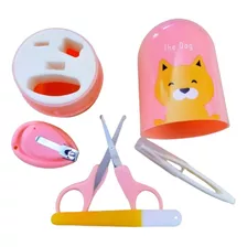 Kit De Manicure Para Bebé 4 Piezas (rosado)