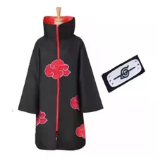 Set Traje Disfraz Akatsuki Itachi Anime Naruto Cosplay Niño