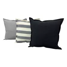 Pack X 3 Almohadones Tusor 40x40 Nórdicos - Varios Diseños