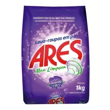 Lava Roupas Em Pó Ares Lavanda 1kg