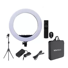 Luminária Led Redonda De 18 P/gravação De Vídeo - Vivrl18kit