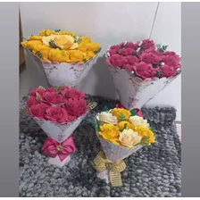 Buque De Flores Com Bombons