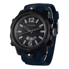 Relógio X-games Masculino Anadigi Xmppa289 Preto Azul