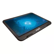 Base Para Notebook Nisuta 17 Reclinable Cooler Led Ns-cn83 Color Negro Led Azul