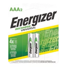 Pila Energizer Recargable Triple A X2 1.2v 700mah 