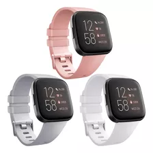 3 Mallas Compatibles Con Fitbit Versa / Versa 2/lite / Se