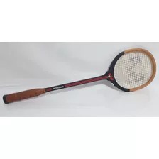 Antiga Raquete De Madeira Tenis Squash Metalplas Anos 70