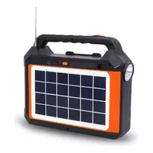 Parlante Bt Usb Fm Panel Solar