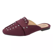 Sapato Mule Feminina Tipo Mocassim Confortavel Via Angel M44