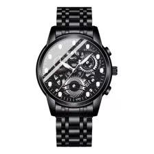 Reloj Automático No Mecánico Para Hombre Skeleton Fashion