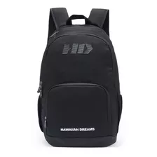 Mochila Hd Grande Masculina Resistente Preta Moderna Escolar