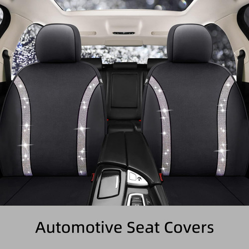 Fundas De Asiento Brillantes Para Automviles Para Mujer, Do Foto 5