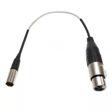 Cabo Microfone Câmera Blackmagic Mini Xlr X Xlr Femea 5 Mts