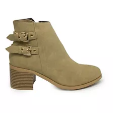 Botines Para Mujer Color Beige Marca Via Spring Ref 276420