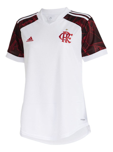 Camisa Flamengo Feminina Jogo 2 adidas 2021