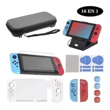 Para Nintendo Switch Case, 16 Em 1 Kit Acessório