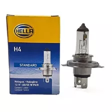 Lampada Farol H4 24v 75/70w Hella Original