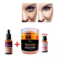 Retinol 2,5% Puro Creme Anti Idade+ Serum Retinol Anti-idade Tipo De Pele Os Tipos