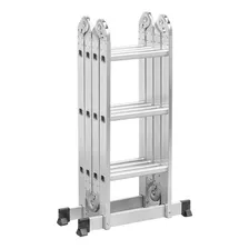 Escada De Alumínio Articulada Multifuncional Plataforma 4x3