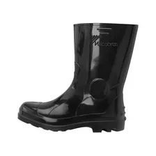 Bota Galocha Pvc Limpeza Faxina Preta Antiderrapante Com Ca