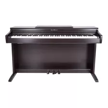 Piano Digital Kawai Kdp120 Mueble Premium Martillo Pedales Color Marrón