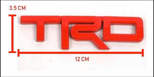 Emblema Toyota Trd Parrilla Tacoma Hilux Tundra Corolla Trd Foto 2