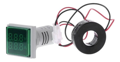 Voltimetro Amperimetro Ac 50-500v 0-100 Amperios Digital