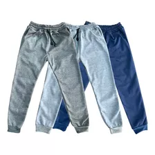 Pantalón Sudadera Niño X3 Unidades Algodón Perchado