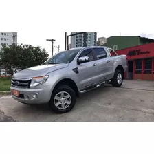 Ford Ranger 2.5 Xlt Cd Flex 2014 Prata 