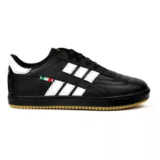 Tenis Hombre, Futbol Rápido Negro, Halcon Talla 5 Al 9