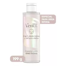 Jabón Íntimo Femenino Y Gel De Afeitar Gillette Venus Para Área Íntima 190ml