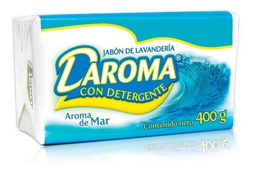 Jabón De Lavandería En Barra Daroma Con Detergente 400g
