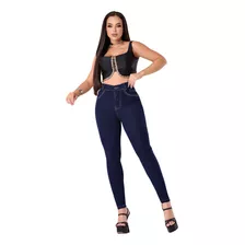 Calça Skiny Jeans Feminina Cintura Alta Hot Pants Strech