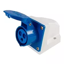 Tomada Industrial Sobrepor Jng 2p+t 63a 220v Azul 133