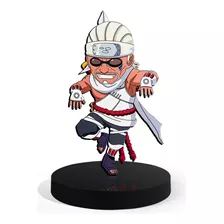 Totem Pequeno Boneco Naruto Killer Bee 7cm + Base