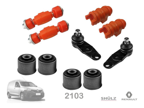 Kit Rotulas Bujes Y Tornillos Estab Renault Kangoo 04-17 Foto 2