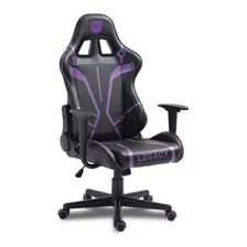 Cadeira Gamer Dazz Legacy Series Preto/roxo 62000143 Material Do Estofamento Courino/espuma