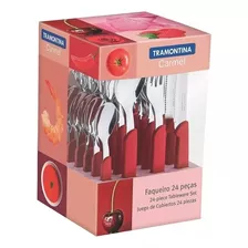 Faqueiro Inox 24pc Carm Medio Carmel Lar Tramontina 23499028