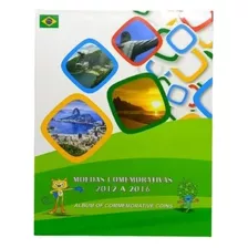 Álbum Para As Moedas Das Olimpíadas Rio 2016.