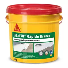 Manta Líquida Sikafill Rápido Branco (balde 15 Kg) - Sika Acabamento Mate