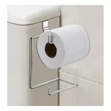 Suporte Porta Papel Higiênico Duplo 2 Rolos Caixa Acoplada 