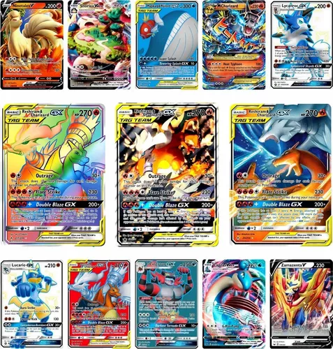 Carta Pokémon: Rayquaza gx Shiny Português copag + Brinde em