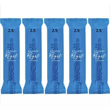 5 Palhetas Royal Para Clarineta N° 1,5 - 2 - 2,5 - 3