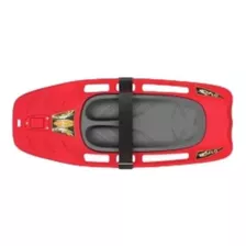 Prancha Multiposições Knee Board Cinta 4 Pegadores Vermelho