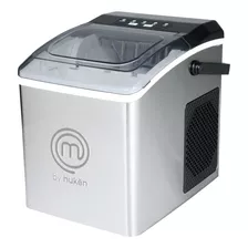 Máquina De Hielo Masterchef By Huken, 1.3l, 2 Tipos De Hielo Color Azul Acero