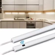 Led 1 Mt Sensor + Base Cocina Mesada Vestidor Bajo Alacena