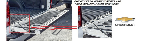 Par Cable Tirante Tapa Caja Batea Chevrolet Avalanche 02-06 Foto 6