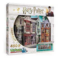 Wrebbit 3d Diagon Alley 3d Jigsaw Puzzle (450 Piezas)